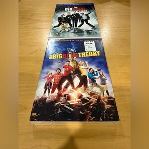 The Big Bang Theory DVD season 4 & 5, season 4 is open,season 5 it’s new sealed